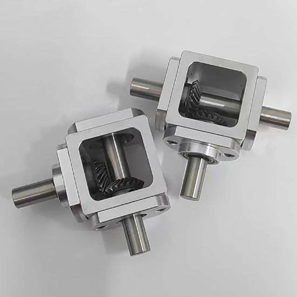 Diameter 10mm Right Angle Drive Gearbox Bevel Gearbox Rotation Small 1:1 T Type Cross Commutator Shaft