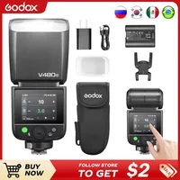 Nueva luz de Flash Godox V480 TTL Speedlite para Sony Canon para Nikon Fujifilm Olympus pk V860III TT520III V1PRO