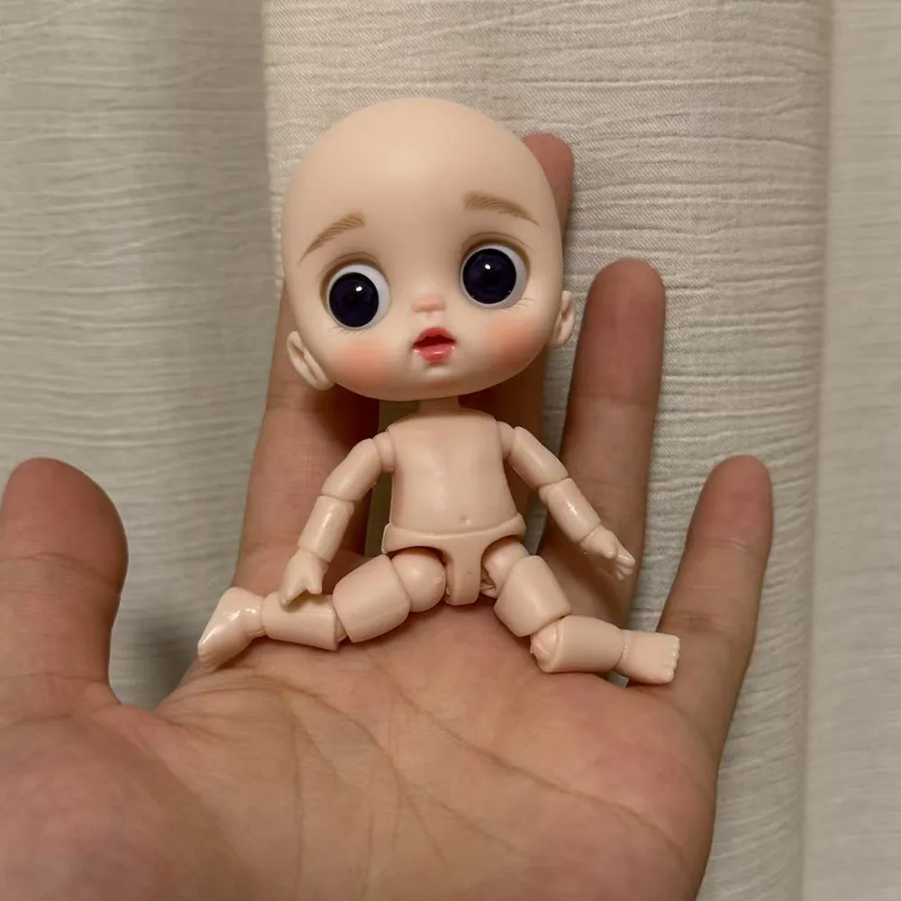 9 سنتيمتر BJD دمية متعددة المفاصل دمية مع تعبير الوجه الفتيات دمية لعبة هدية