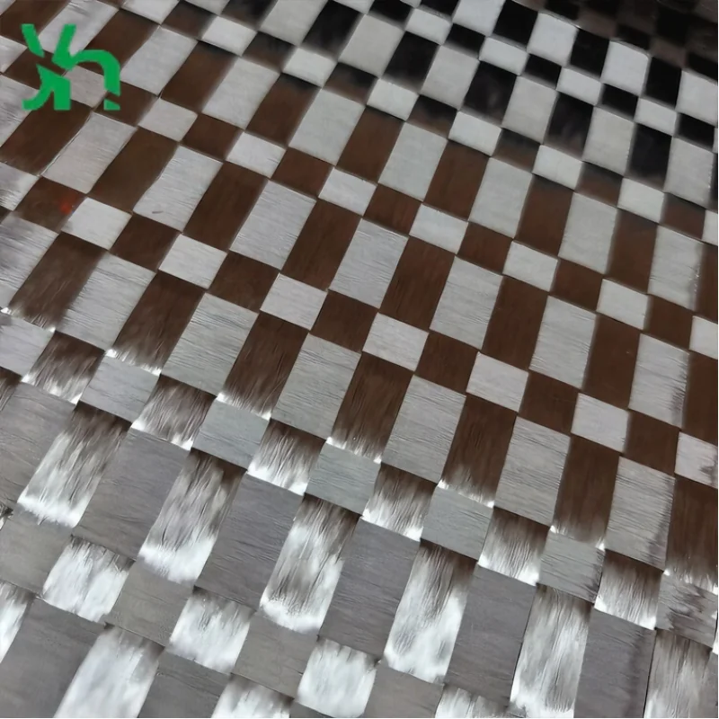 قماش منسوج عادي مستطيل بعرض 12 قيراط 200 جرام من ألياف الكربون - مادة ذات سطح أملس من درجة الفضاء للمركبات الصناعية #3