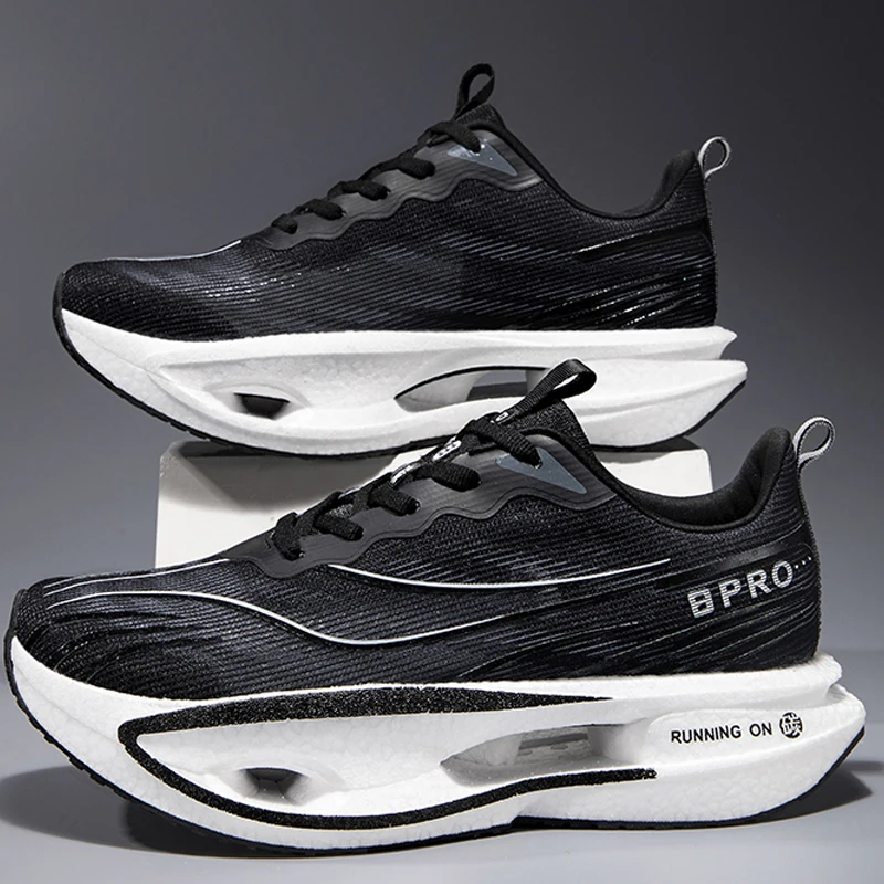 

Running Shoes Men Carbon Board Speciality Marathon Sports Breathable Lightweight Women's Comfortable Athletic Sneakers