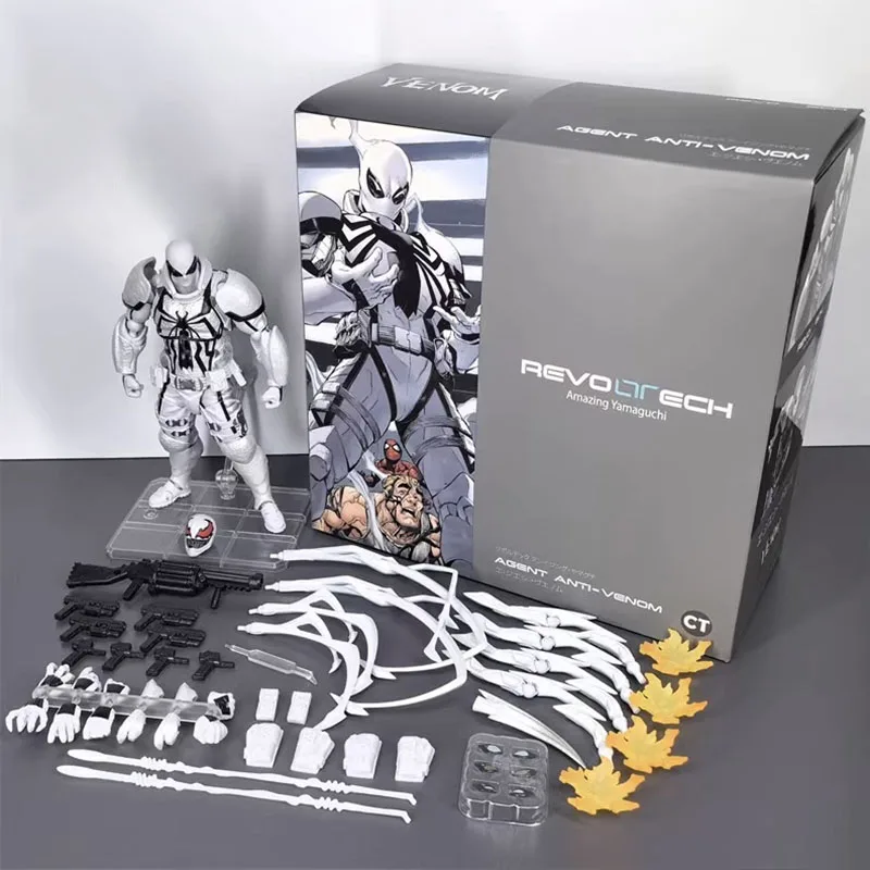 

CT Factory Agent Anti Venom Figure Amazing Yamaguchi Spiderman Action Figuras ML Legends Shfiguarts Model Ornament Toys Kid Gift