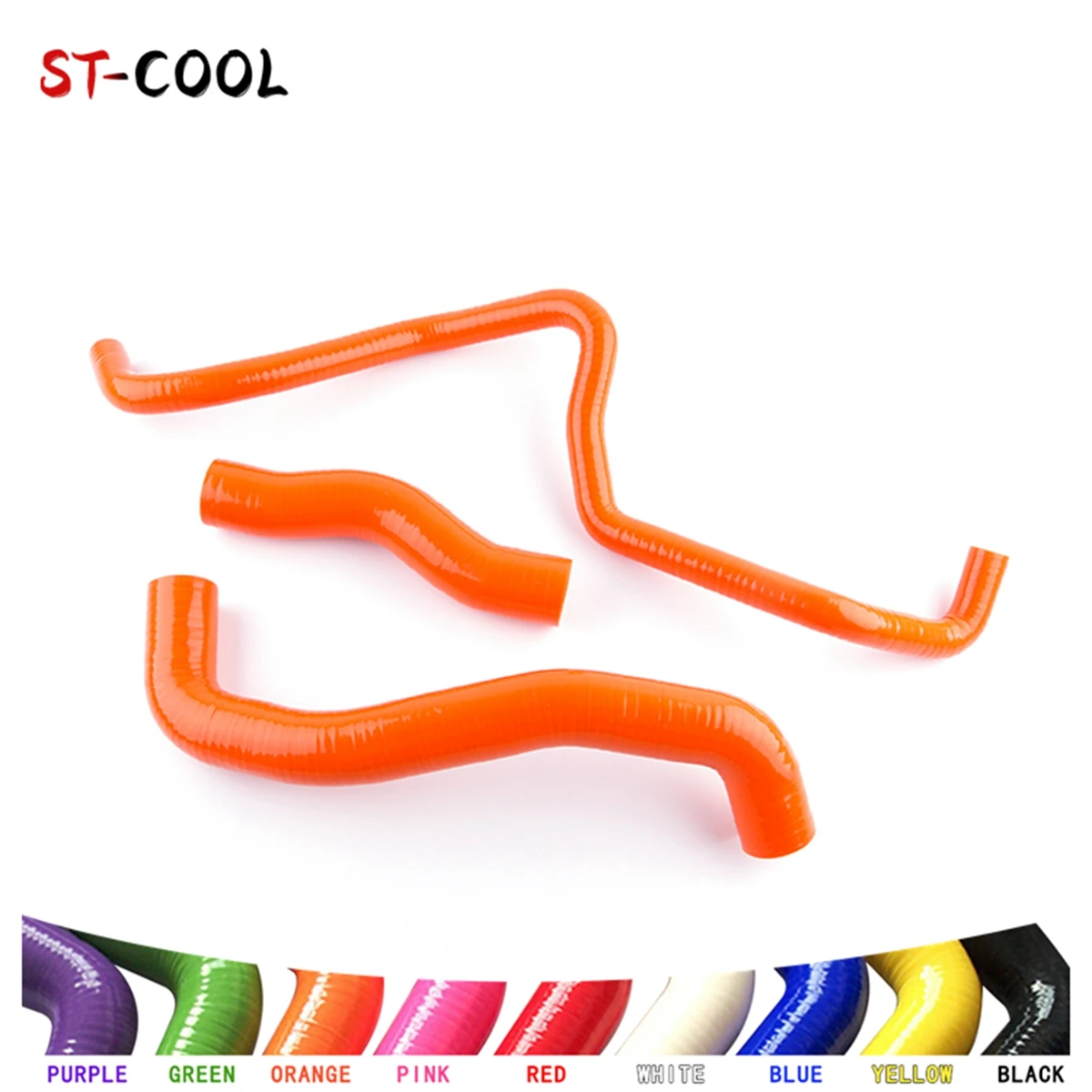 For 2003-2007 Nissan 350Z Fairlady Z33 VQ35DE RHD 2004 2005 2006 Radiator Coolant Hoses Kit Silicone Tubes Piping 3Pcs 10 Colors