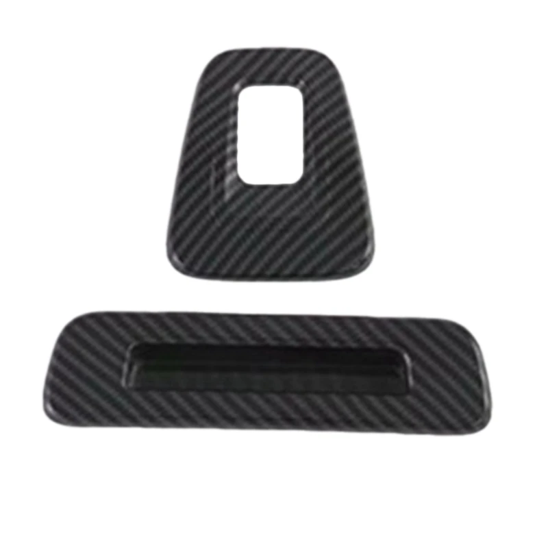 Carbon Fiber ABS Car Top Roof Window Handle Bar Frame Cover Trim Fit for Ford Transit 2017 Ford Tourneo Custom 2016