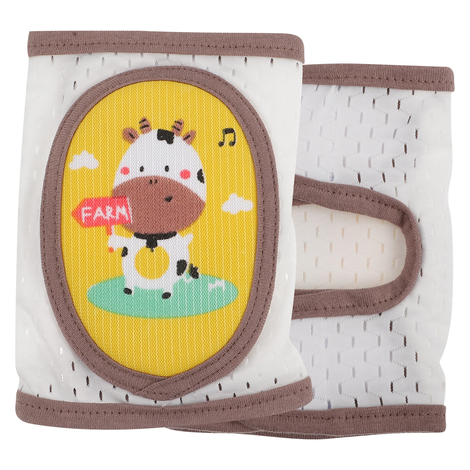

2 Pcs Knee Pad Children's Breathable Pads Baby Protector for Crawling Boy White Kids Men and Women