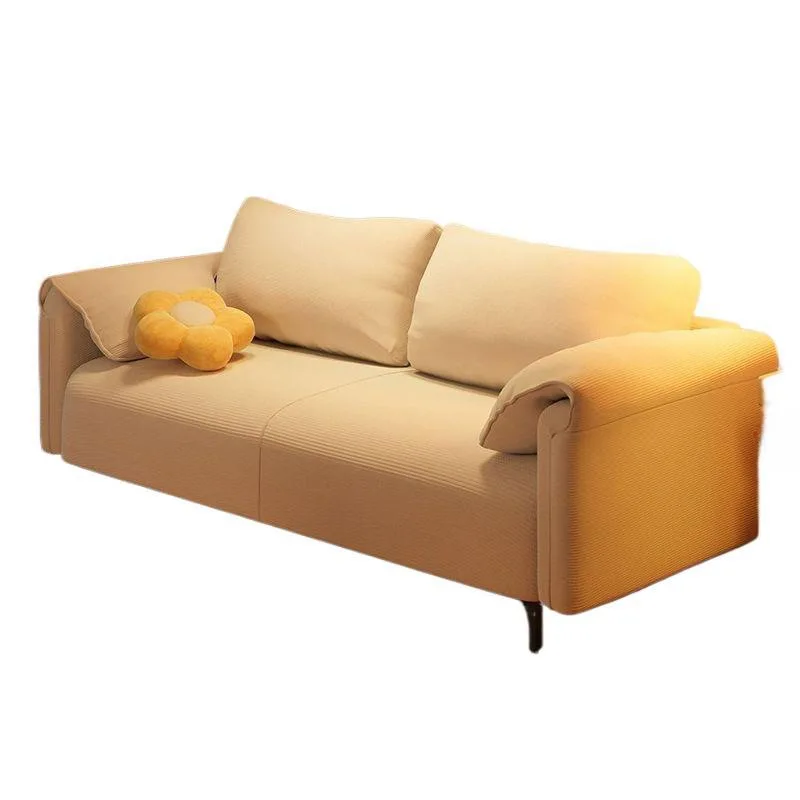 

Solid wood, fabric, sofa, home, living room, simple, modern, apartment, single