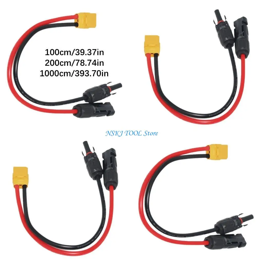 

L8RC Premium Solars Energy Transfer Cable Gold Contact Terminals Flexible Cold Resistant For Battery Connection