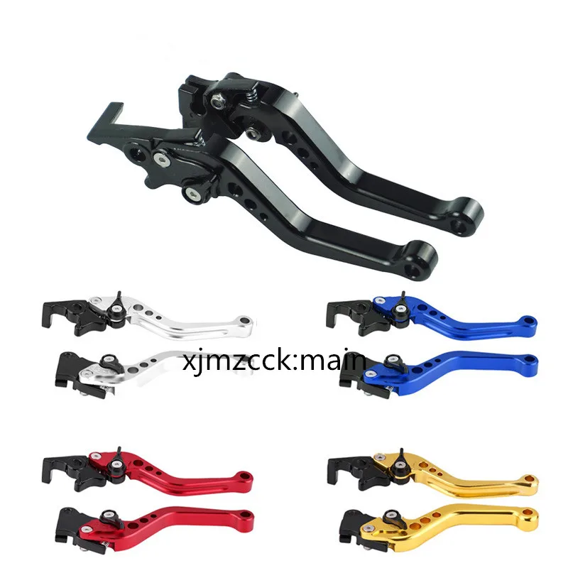 Universal Motorbike Modification 1 Pair Alloy Motorcycle Brake Handle CNC Motorcycle Clutch Drum Brake Lever Handle 22mm 6/8mm