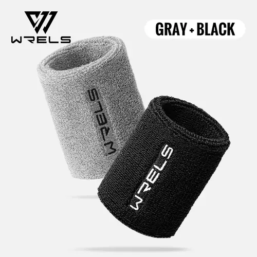WRELS Wristband Sweatband Absorbent Thick Terry Cloth Gym Fitness Basketball Tennis Yoga Weightlifting Running Sport Wrist Band - Image 10