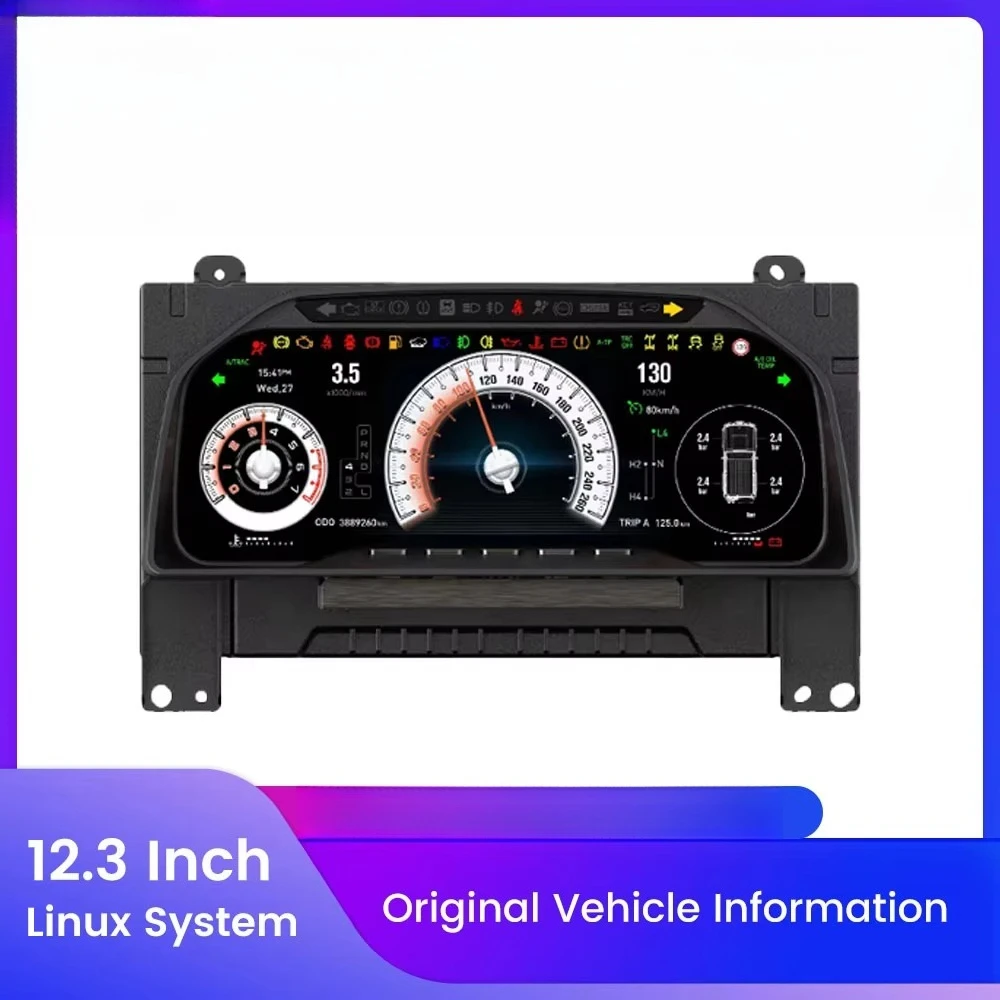 For  Land Cruiser LC70 LC75 LC76 LC79 2007-2021 LCD Digital Dashboard Cluster Virtual Instrument Panel Speedometer Cockpit