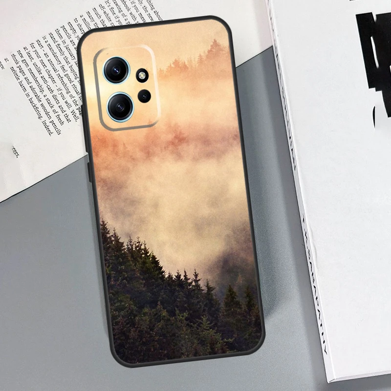 Forest Trees Mountain Case For Xiaomi Redmi Note 11 Pro Note 12 8 9 10 Pro 12S 10S 11S 9S Redmi 12C 9C 10C Capa