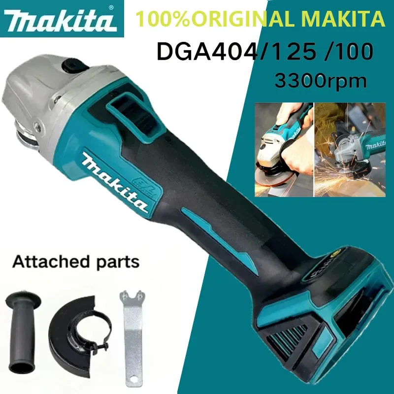 

Аккумуляторная угловая шлифмашина Makita DGA404 125/100 мм, бесщеточная, литиевая, высокомощная, для резки и полировки
