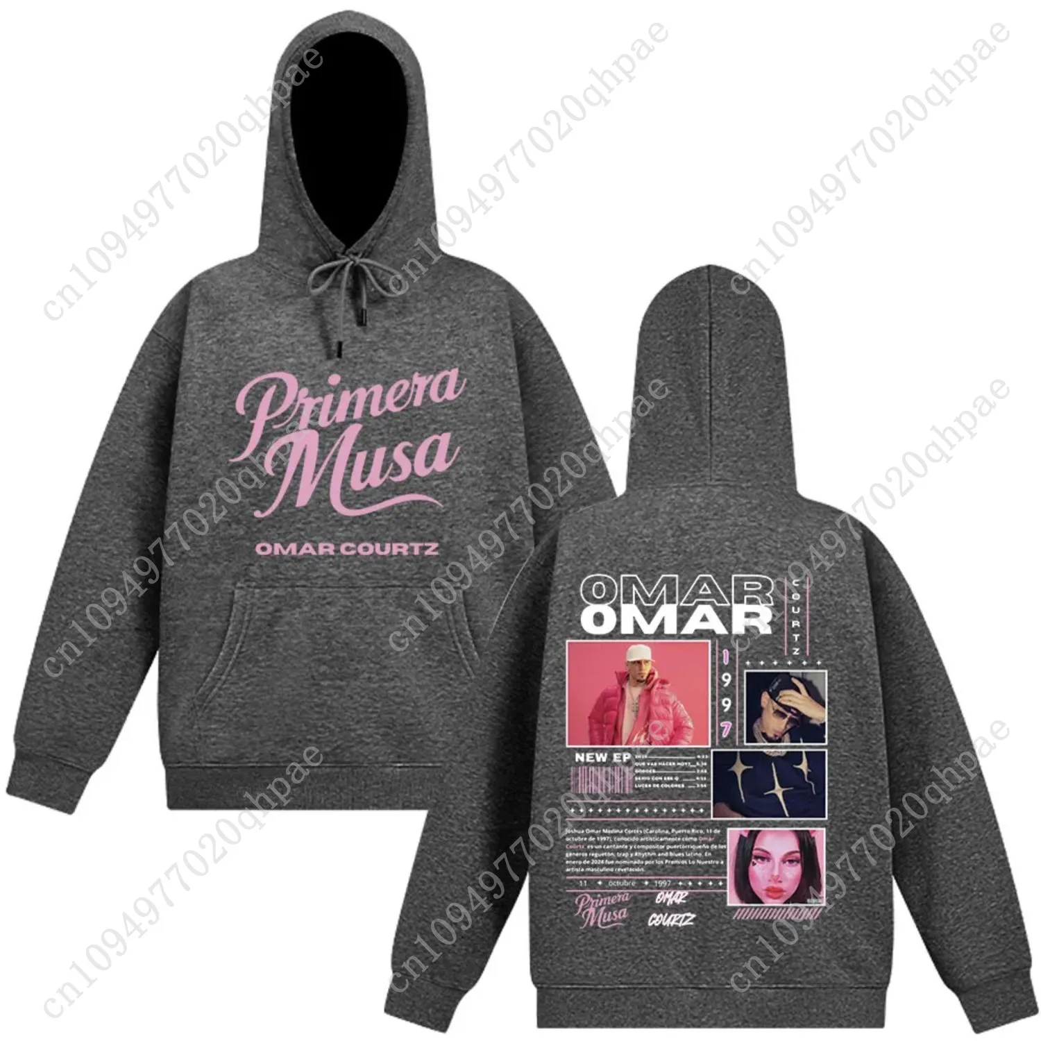 عمر كورتز بريميرا موسى ألبوم جولة ميرش بلوزات الرجال النساء طويلة الأكمام الراحة البلوفرات الخريف الشتاء رجل غير رسمي هوديي #4