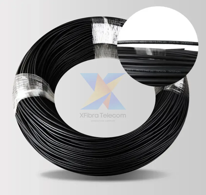 Outdoor Armoured Fiber Optic Cable, 2000m/Roll, 4Cores, 9/125, Single Mode, FTTH