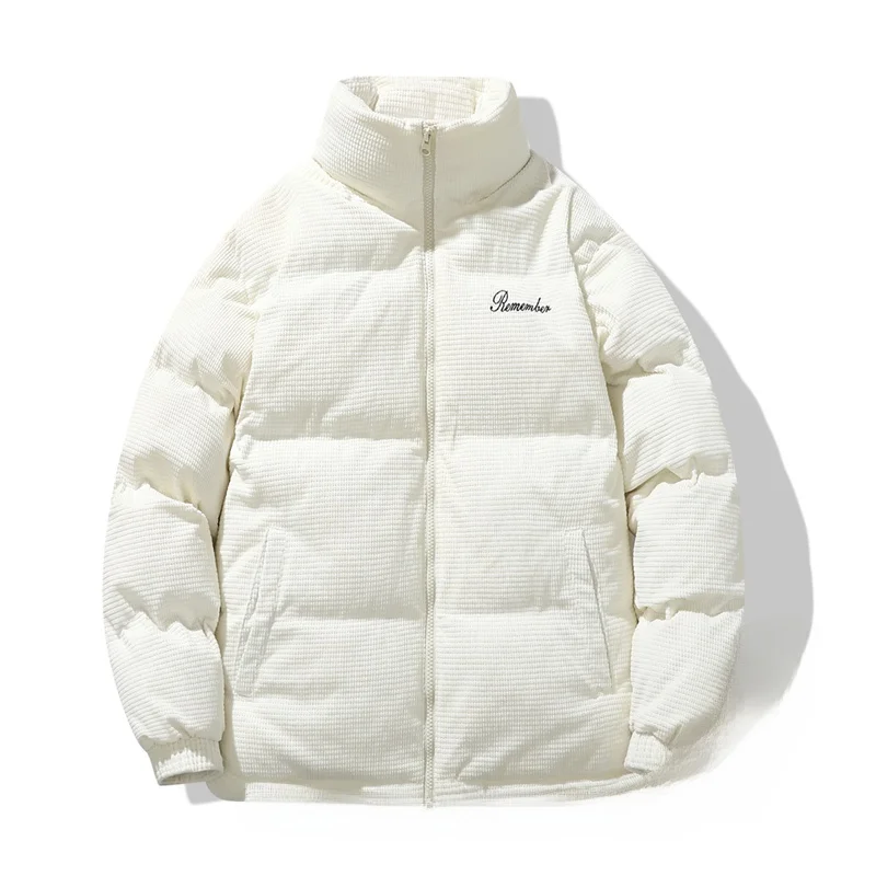 

Double-Sided Wear Thiened down Cotton Jaet for Men Autumn Winter Warm Bread Sle High-End Feel Outerwear Coat