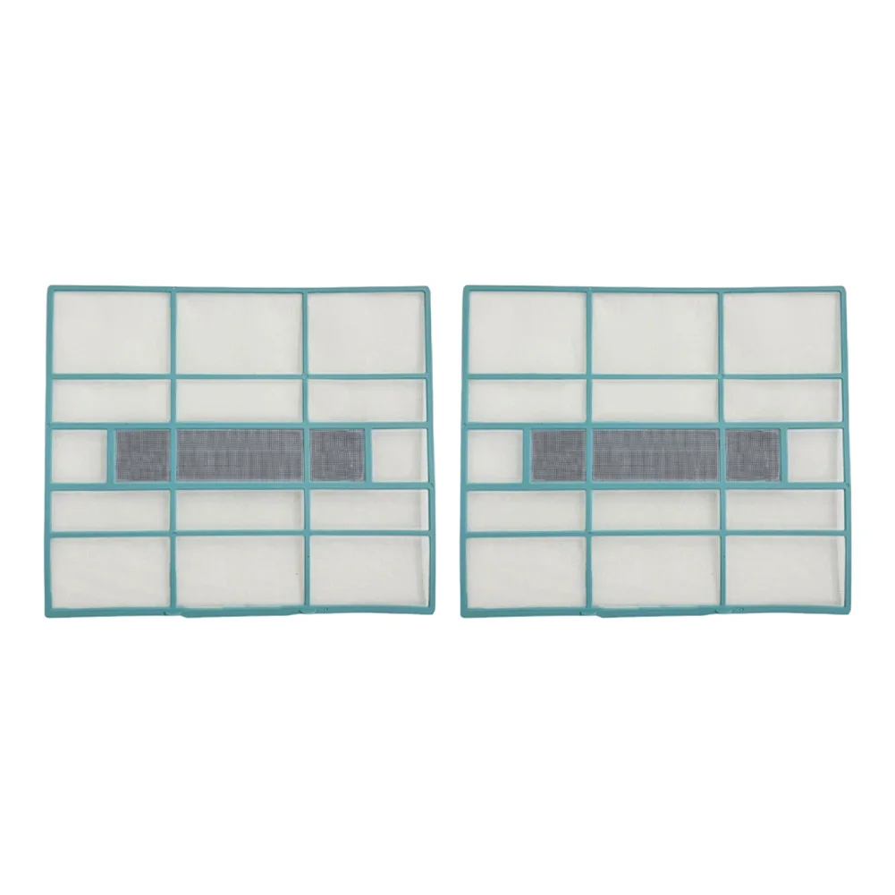 AC Dust Filter 2 pcs for 1P 1.5HP Split Air Conditioners Indoor Unit Plastic Mesh Replacement 34.3x27.3cm 28.7x27cm