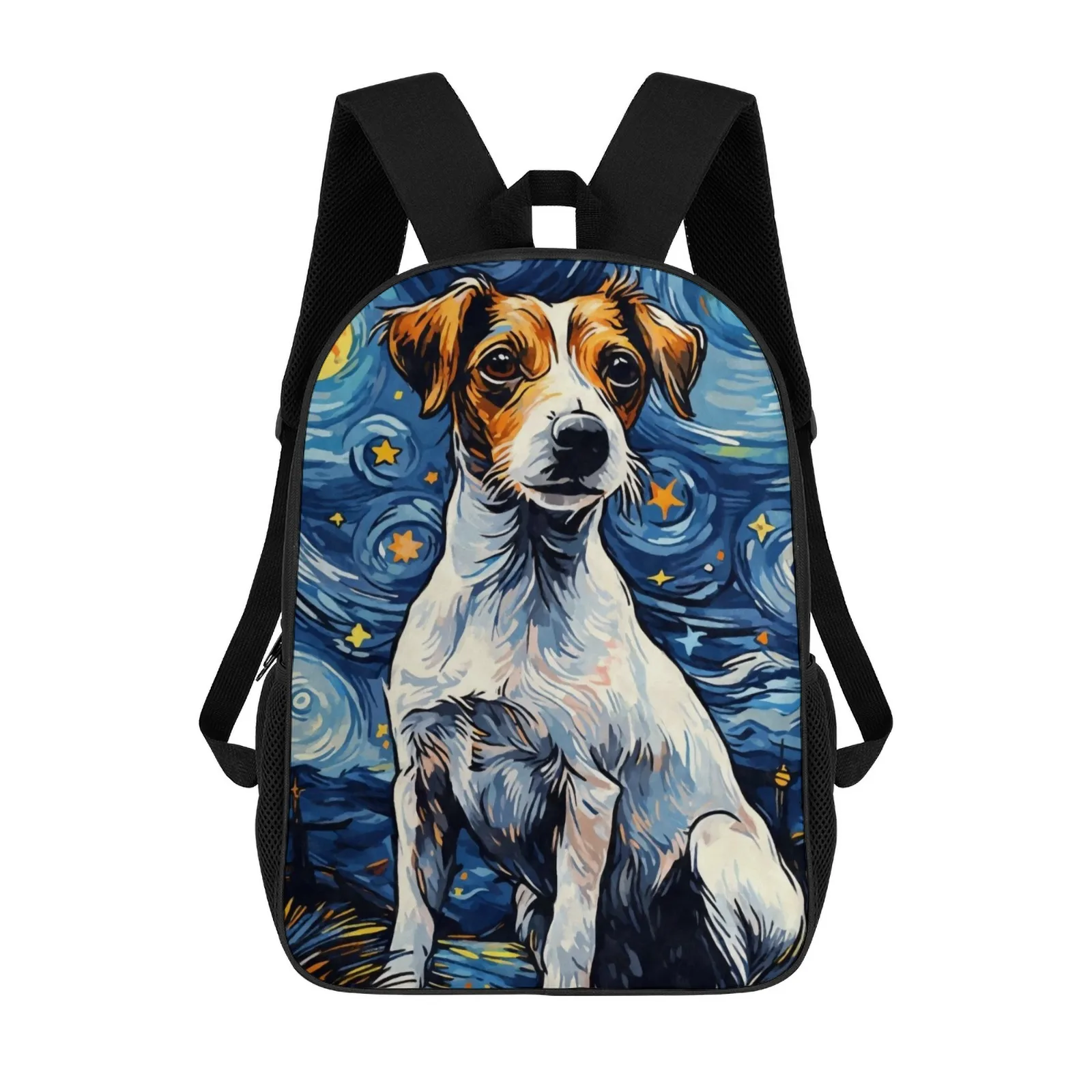 

Школьные рюкзаки с принтом Jack Russell Terrier Night Mochilas De Hombre для подростков, классные сумки для девочек, 17-дюймовый школьный рюкзак