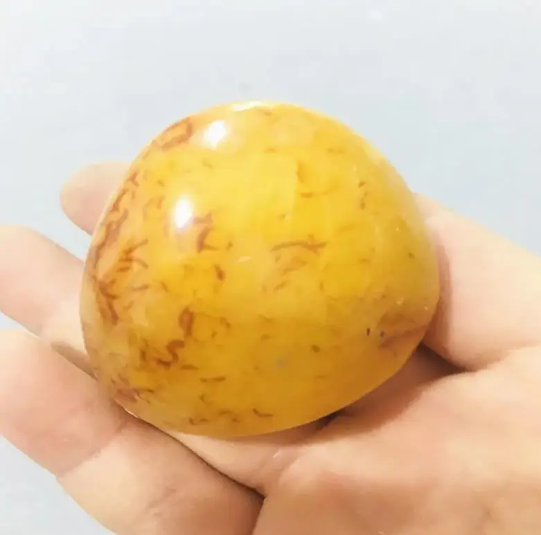 natural crystal agate portable handle for hand-holding