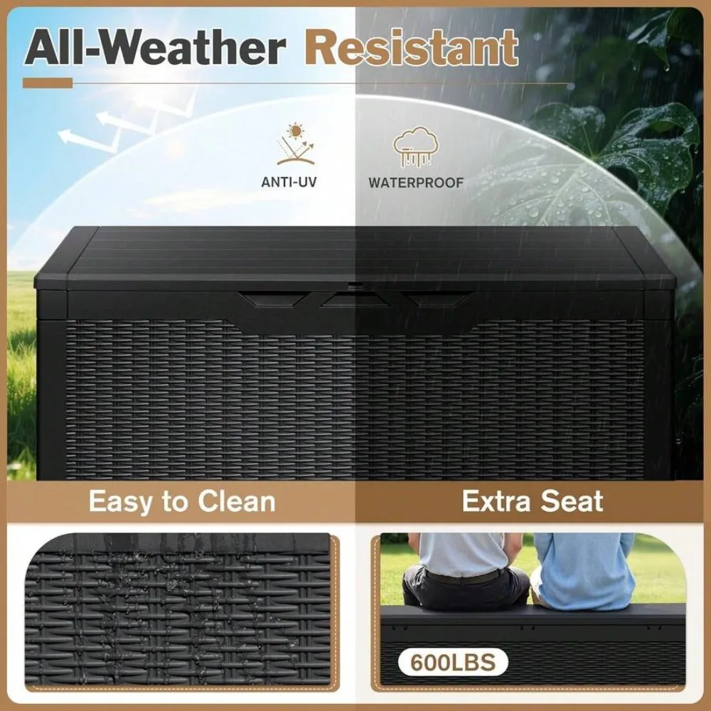 Grote afsluitbare buitenopslag - Outdoor Furniture For Patio recensie en prijs