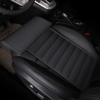 Cojín extensor de asiento de coche para conductor, funda de almohada Universal de cuero con soporte para piernas, alfombrilla acolchada extensora de asiento de coche de espuma viscoelástica