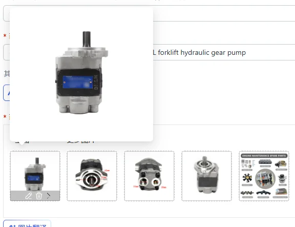 6 Cog part number CBHZG-F32-ALH6L forklift hydraulic gear pump