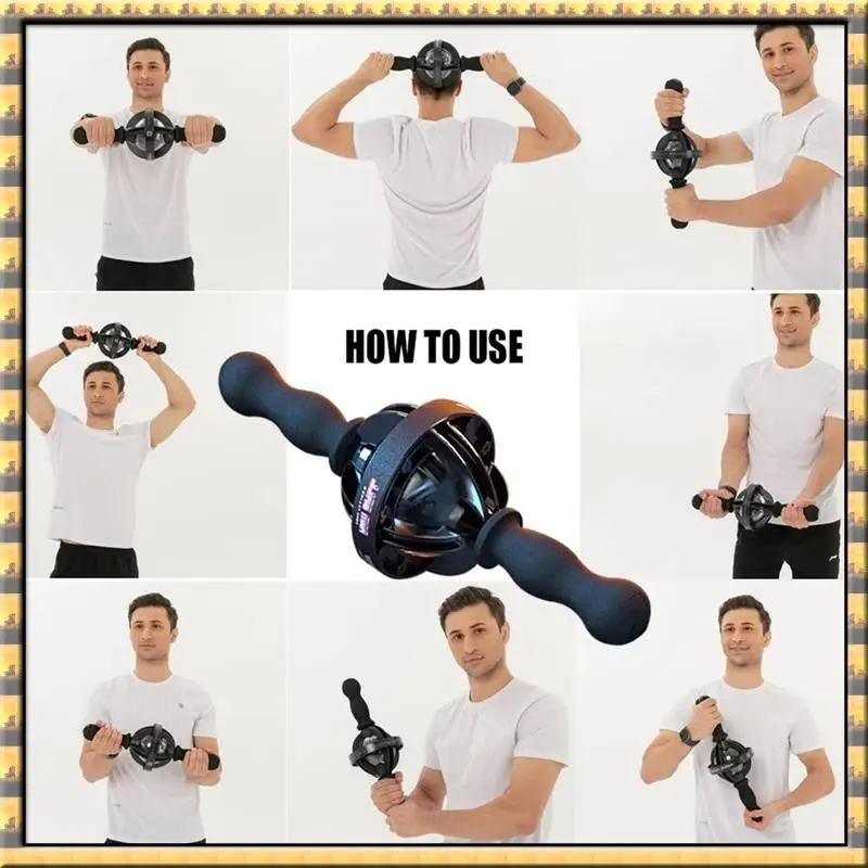 

AA79 New Gyroscope Wrist And Forearm Exerciser - Strength Training And Muscle Building Core Trainer For Home Gym Fitness