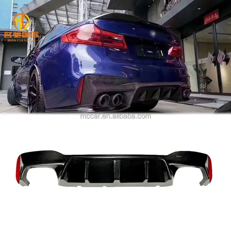 

For BMW 5 series G30 Rear diffuser Carbon fiber Car bumper 3D style Rear bumper diffuser