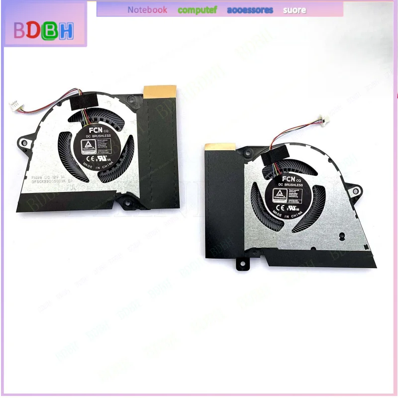 CPU+GPU Cooling Fan For ASUS ROG Zephyrus G14 (2021) GA401Q GA401QC FNNW