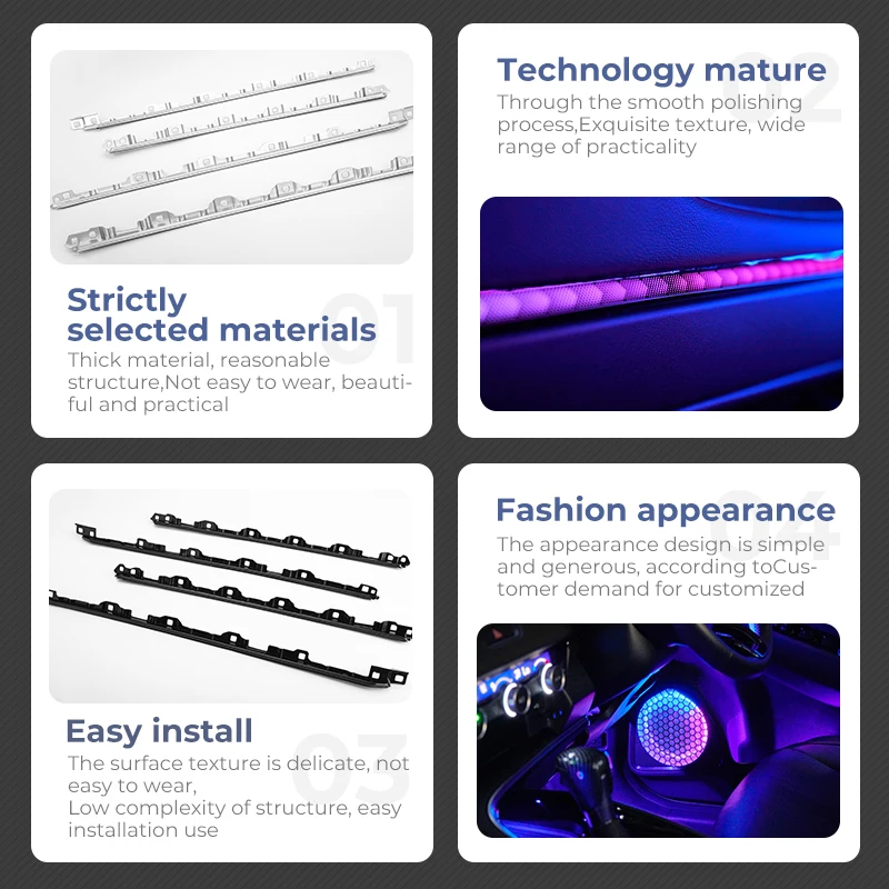 Hot selling：Supplier Factory Partnership 'CARDI' OEM Ambient Light Kit for  HR-V Dynamic Color Shifting Plug-and-Play