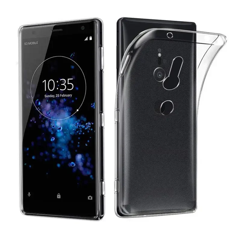 

Transparent TPU phone case for Sony Xperia XZ4 XZ3 h8416 h9436 cover thin soft silicone clear bags gel XZ 3 2 1 premrum compart