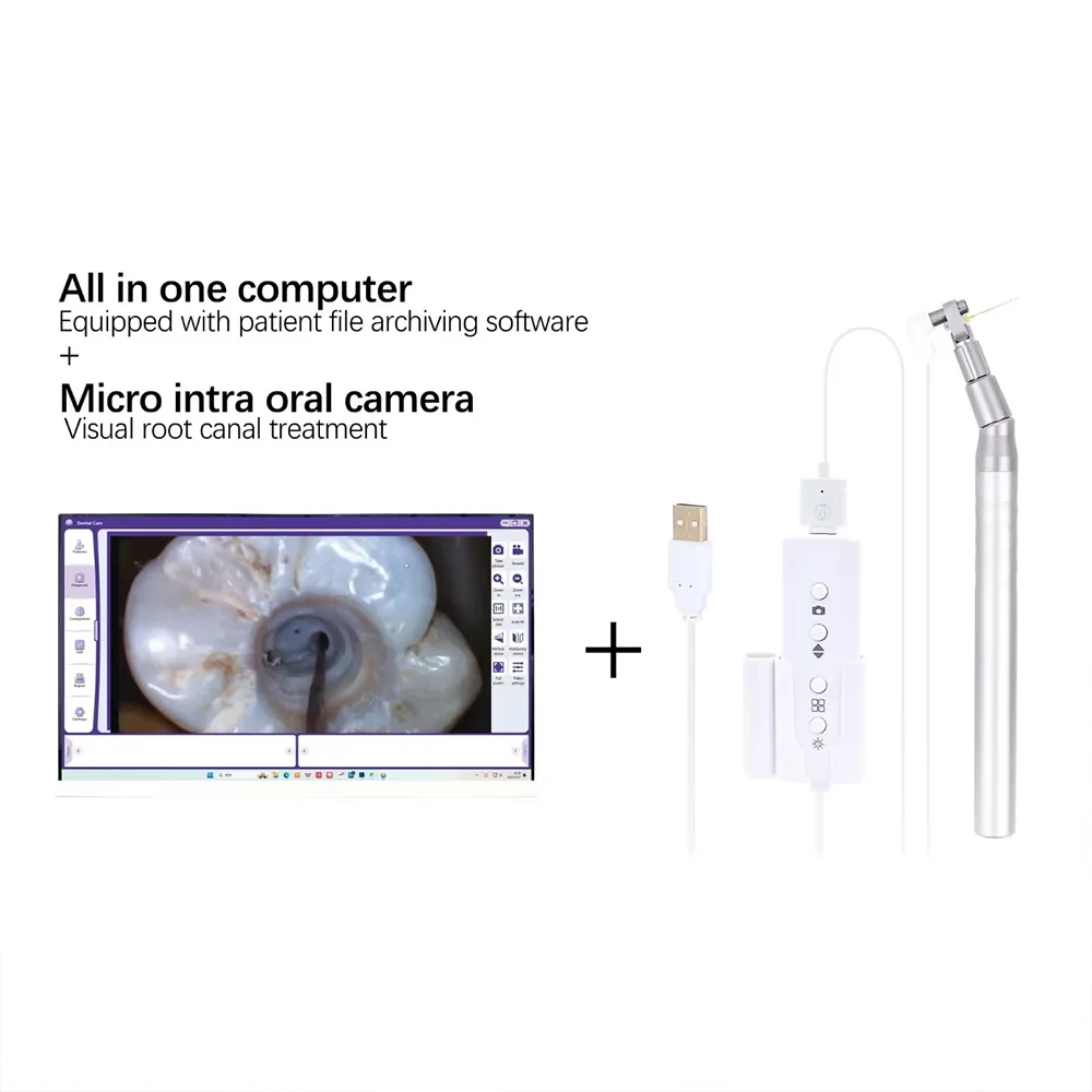 New Dental LED Intra Oral Scanner Digital Micro Lens Camera Wifi Foot Control HD Visual Camera For Endo Motor Dentistry Products