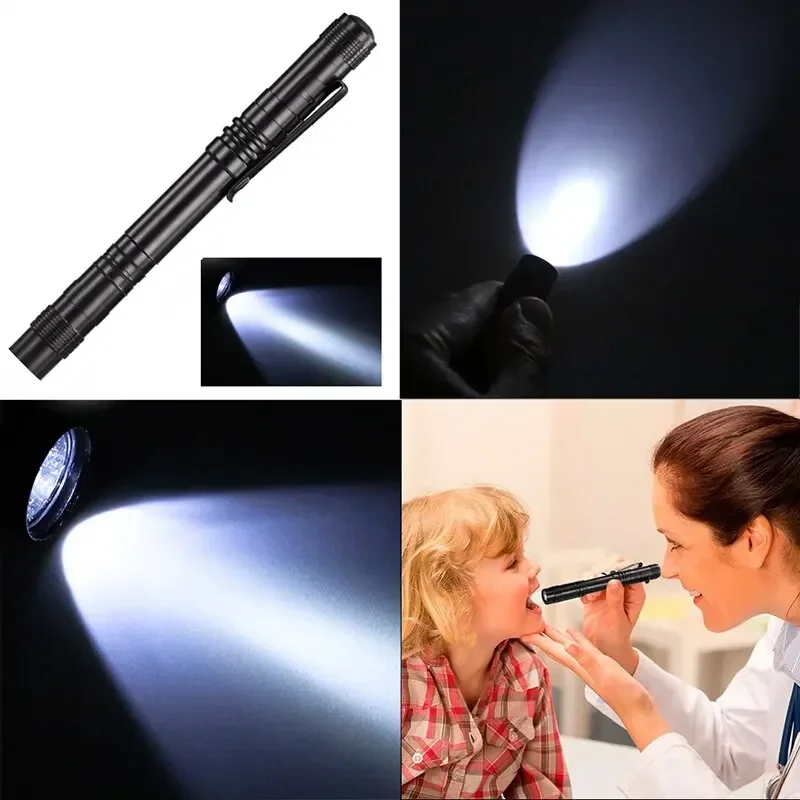 Pen Doctor Lights 13cm Mini Portable LED White Light Dentist Nurse Torch Camping Hiking Adventure Out Flashlight