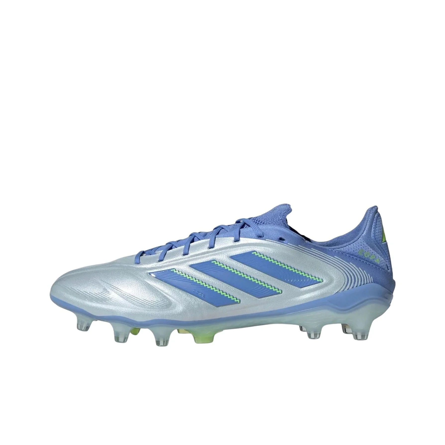 Adidas Copa Pure 3 FG Firm Ground Natural Grass Slip Resistant Abrasion Resistant Soccer Shoes Unisex Blue ID9038