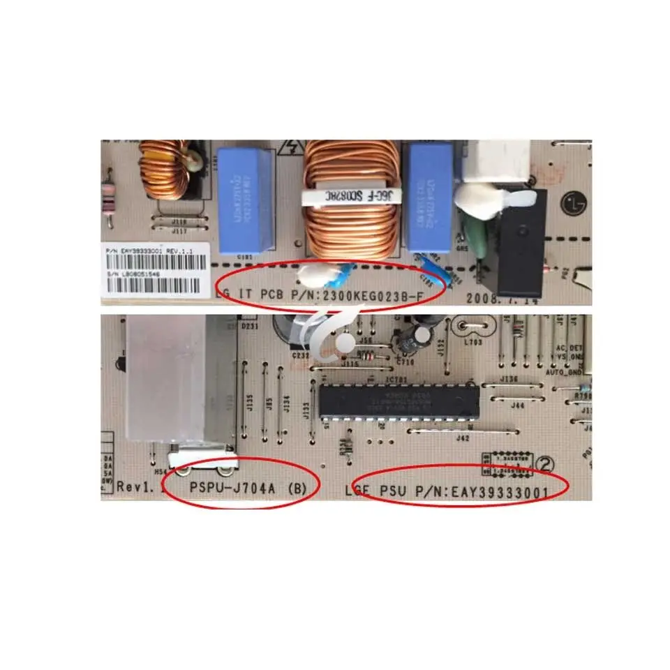 bueno para 42G1 PSPU-J704A EAY 39333001   2300KEG023B-F EAX 39331101   pieza de la placa de alimentación