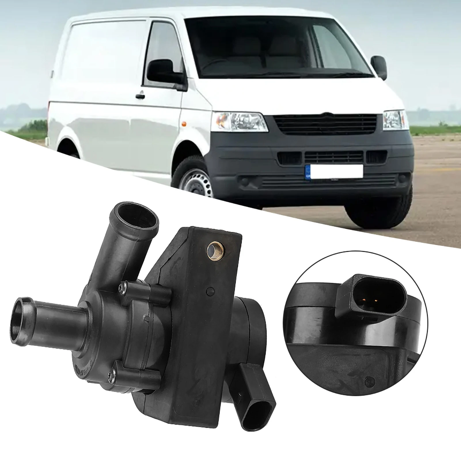 Водяной Насос VW T5 Дополнительный Насос Радиатора 7H 0965561 A 7H 0965561   7H 0965561 Совместимый С B Черный Пластиковый Ав...