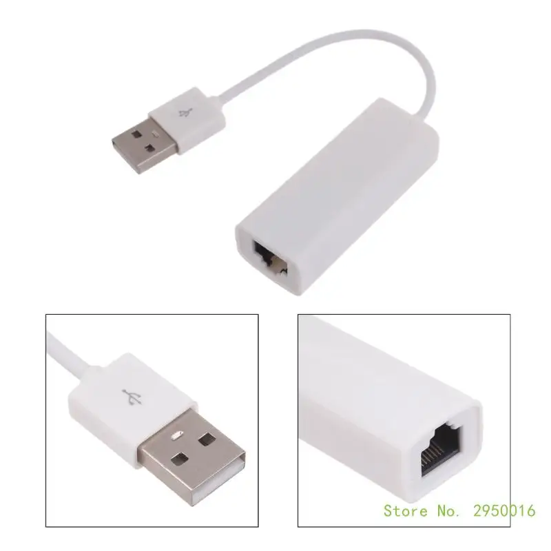 

USB2.0 to Ethernet Adapter, RJ45 Ethernet Adapter RTL8152B Chip External Networks Card, Portable Universal Networks Device