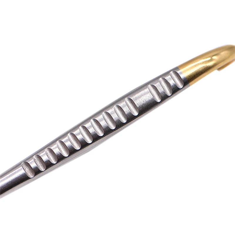 Pinzas de laboratorio de precisión de 14 cm, modelo TC, con punta de resorte y sistema de bloqueo, microabrazadera para trabajos técnicos de alta precisión.