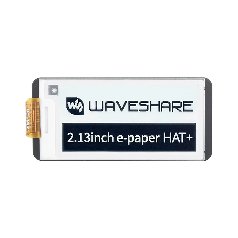 2.13inch E-Ink Display Module HAT+ Waveshare 250x122 E-Paper Screen for Raspberry Pi Series Mainboard Support for Bureau Brush