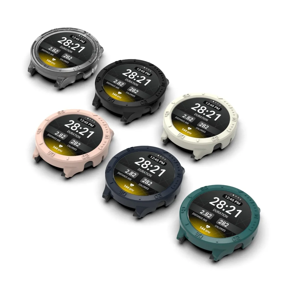 PC Hard Edge Shell Frame Protector Bezel Ring Case For Samsung Galaxy Active 2/Watch 5/4 40mm 44mm Active2 Watch5/4 Scale Cover