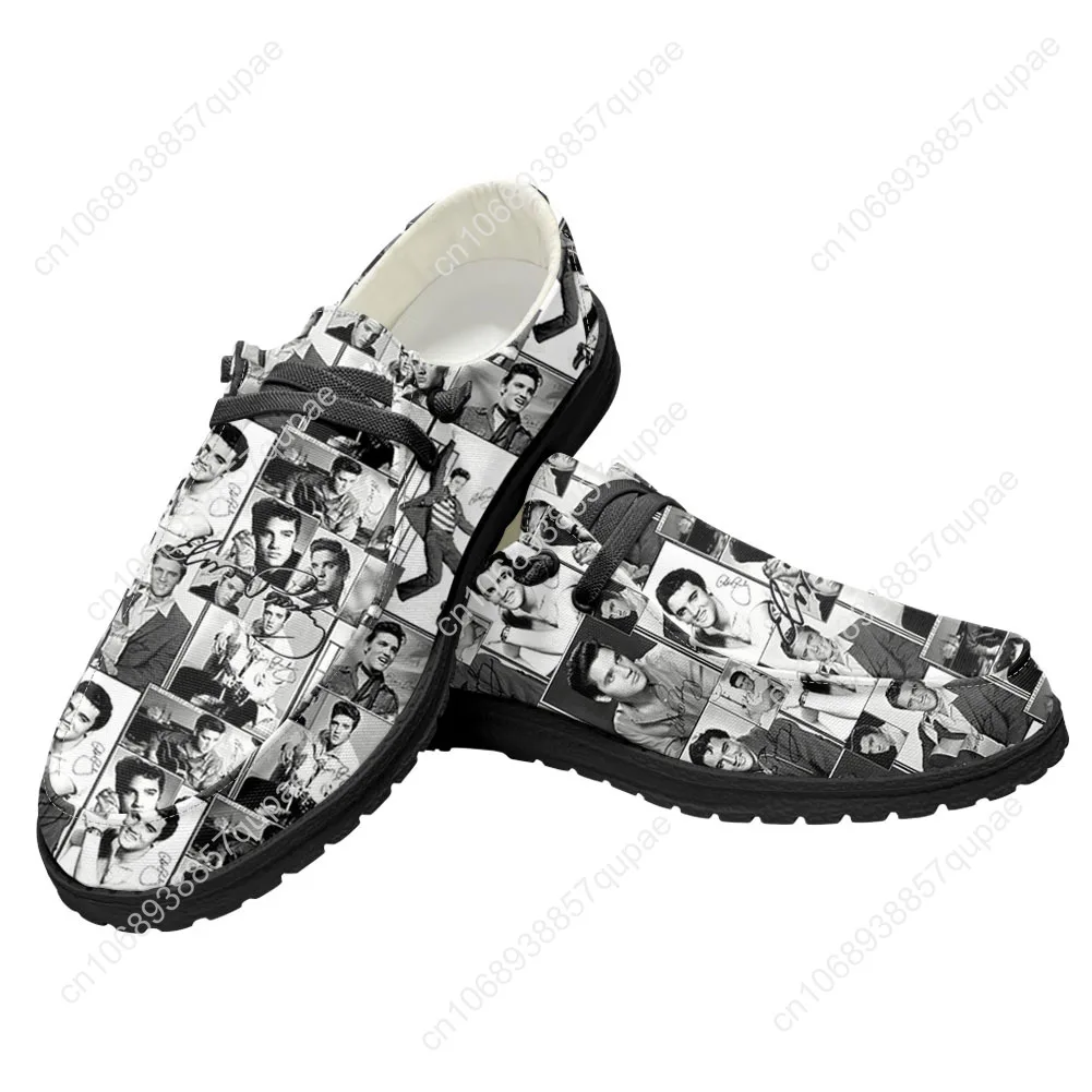 Elvis Aaron Presley Casual Flat Shoes The King Hillbilly Cat Men Woman Outdoor Sneakers Spring Summer Autumn Winter Custom Shoe