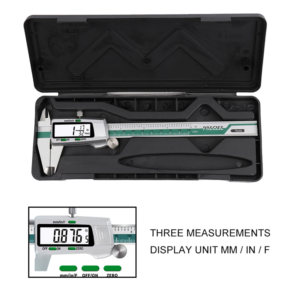 High Precision LCD Digital Vernier Caliper Gauge Micrometer Measuring Tools