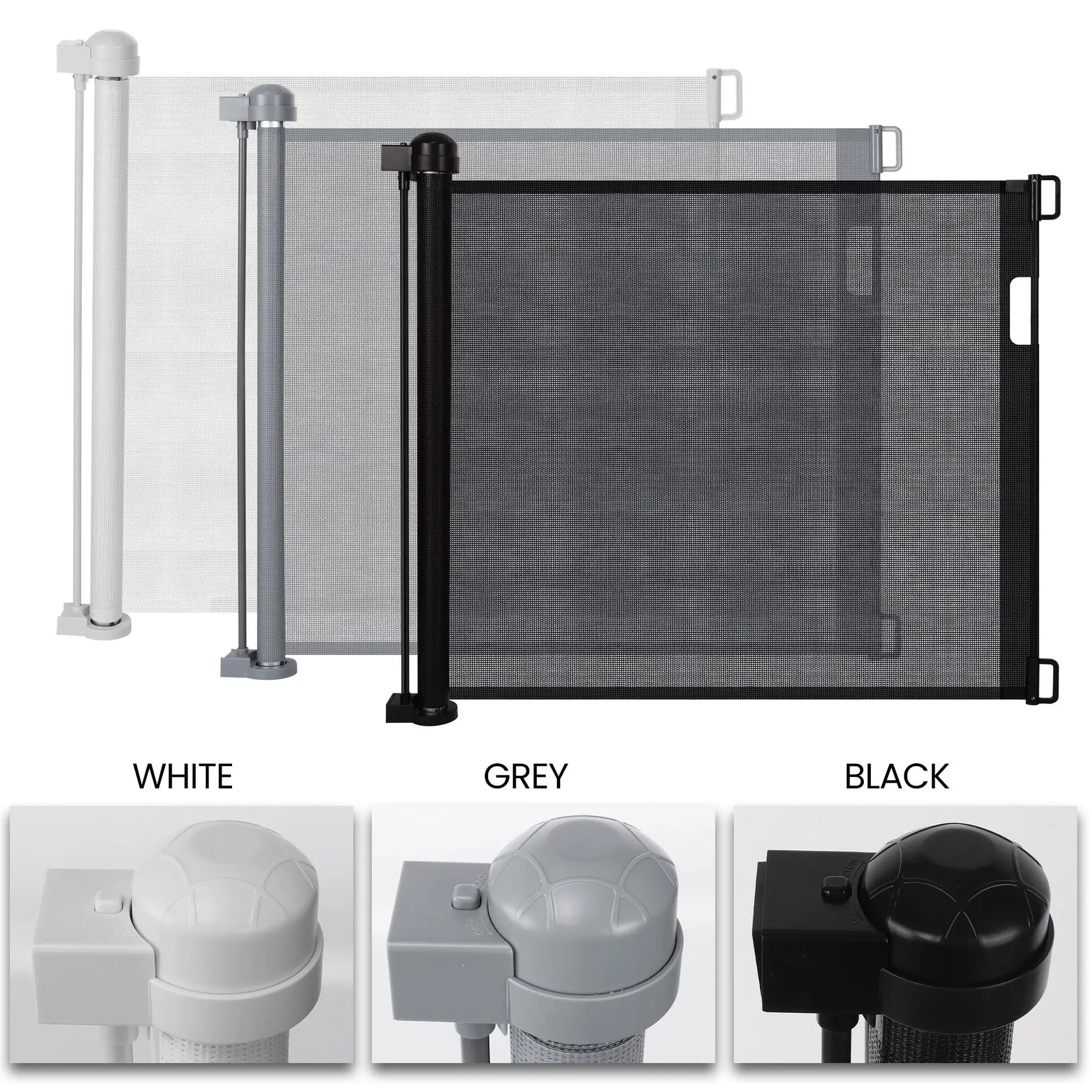 Baby Gate Extra Wide - Retractable Baby Gates Extra Wide, Mesh