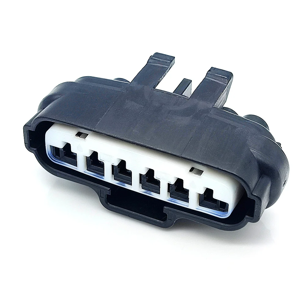 7283-1968-30 90980-11858 6 Pin Waterproof Automotive Connector Female 2.3II 090II Series 2.3mm PBT Black for Nissan Toyota Wirin