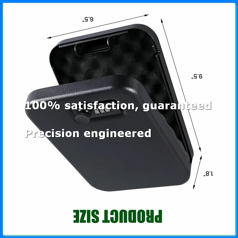 Safe for , Solid Steel Safe, Small Handgun Lock Box with Combination Lock Portable Travel Handgun Safe-A23R