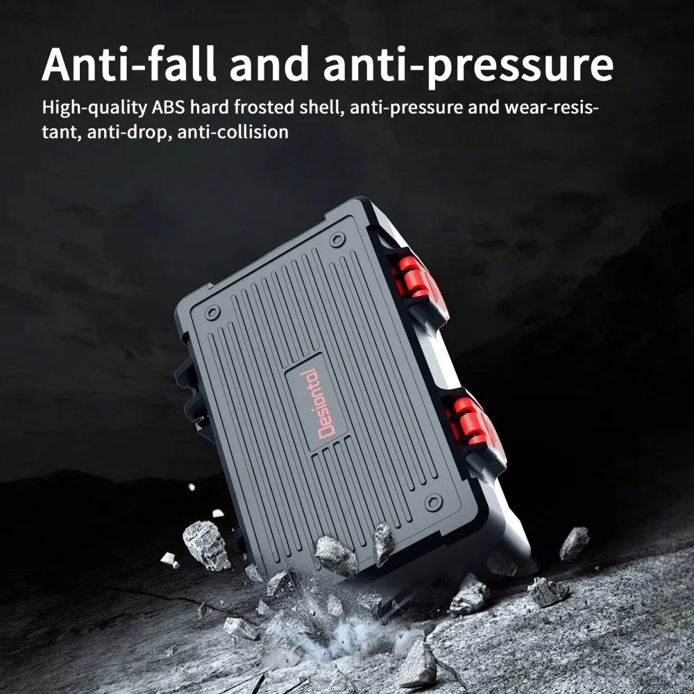 2 in 1 Memory Card Case Camera Battery Holder Micro Sd Storage Box Microsd Cards Device Computer for CF/SD/Micro SD/SDHC/MS/DS