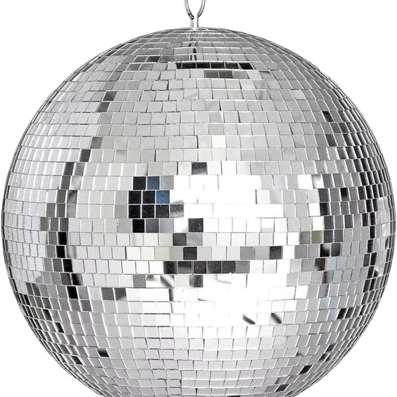 20 inch large disco ball, hanging large disco ball, large mirror ball, suitable for DJ clubs, weddings, bars, festivals
