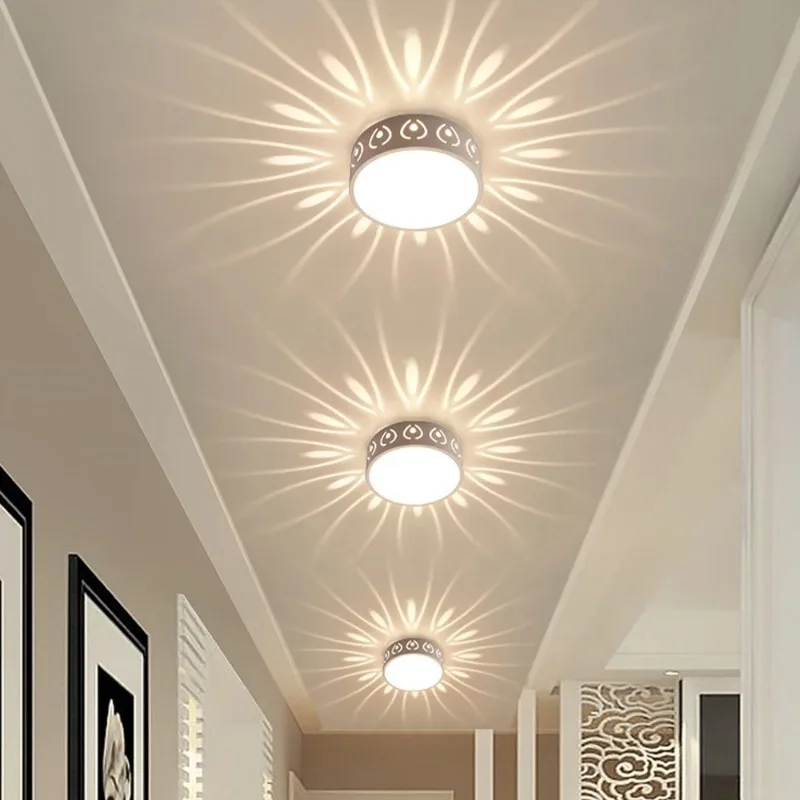 Modern LED Ceiling Lights For Entrance Hallway Balcony Lamps 3W/5W Surface Mounted Ceiling Lamp Fixtures Lustres Lampadari Dero