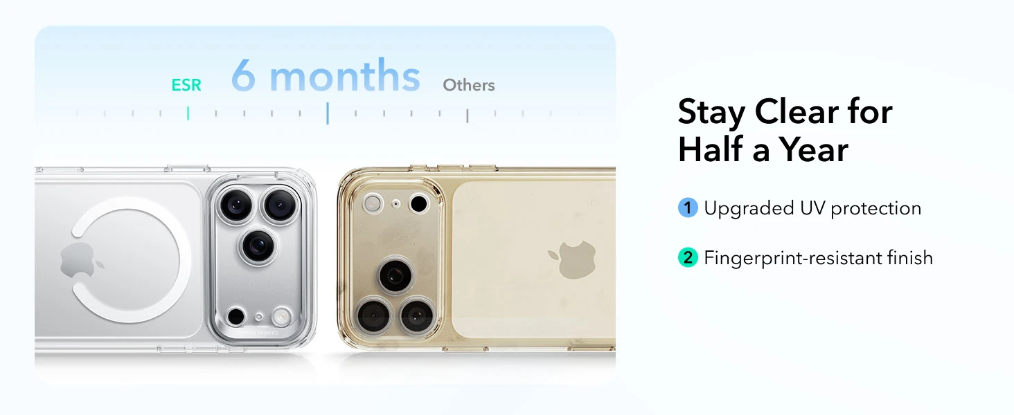 ESR für iPhone 18 Pro Max & 17 Pro Max MagSafe Handyhülle Ultra Slim Militärqualität Sturzschutz-Cover mit Kamerasteuerung – Detail 15