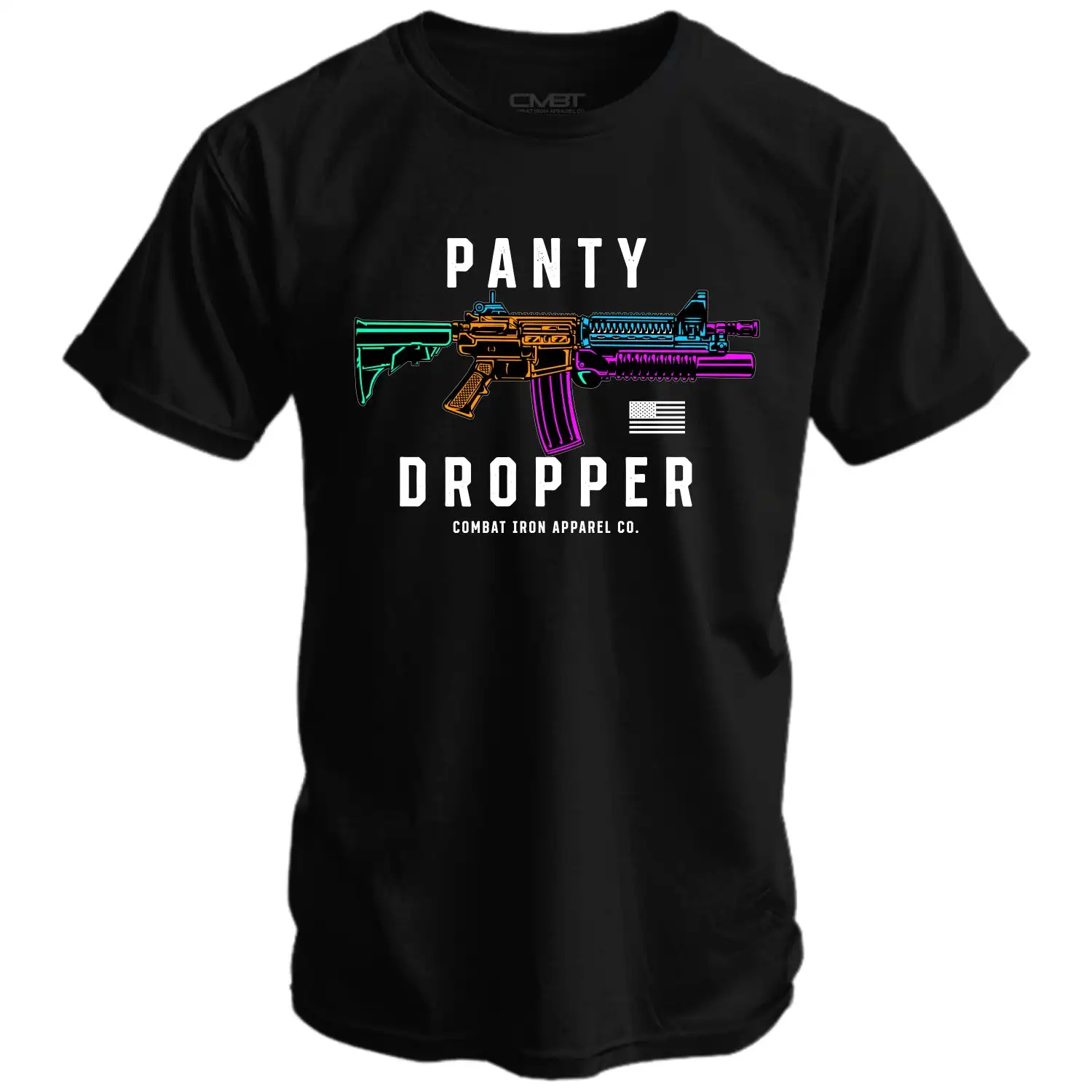New 2026 Neon Panty Dropper Men's T-Shirt - Combat Iron Military T-shirt - Suitable for Sports Wear Pure Cotton