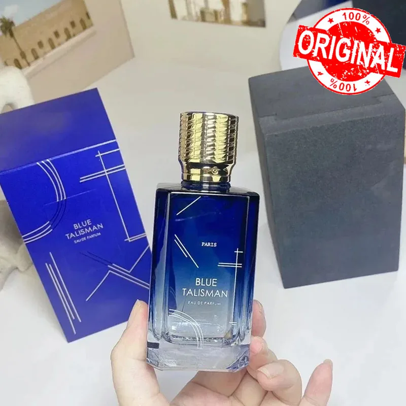 

100 мл люксовый бренд thEnchantment of Blue Защитный цветок талисмана унисекс Длительный аромат древесины с цветочным феромоном Одеколон